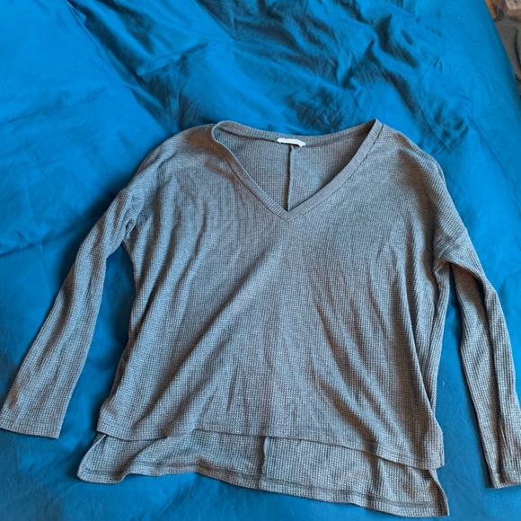 Gray waffle long sleeve - Picture 1 of 1